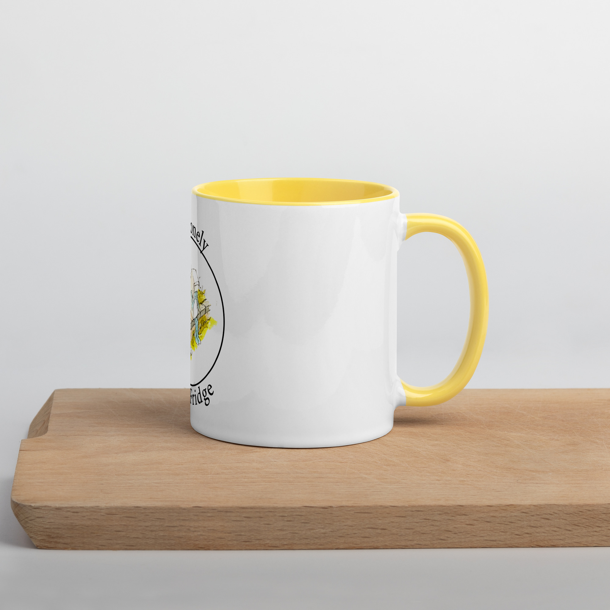 Mug with Colour Inside - The Lonely Little Fridge - Image 3