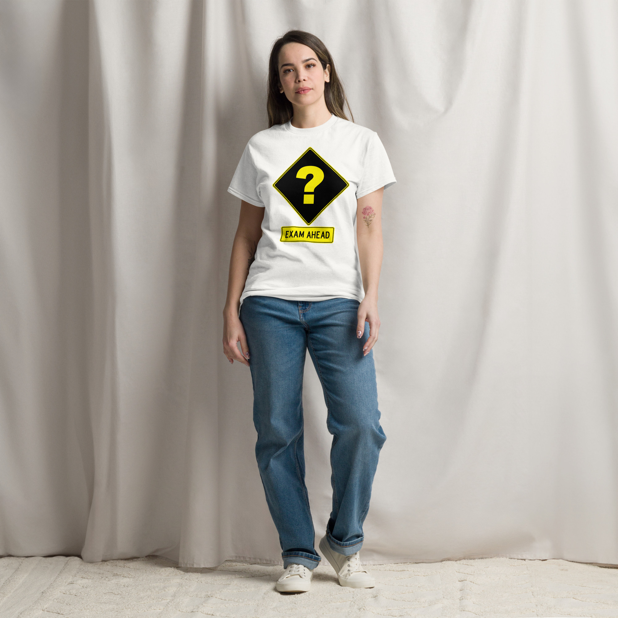 Unisex classic tee - Exam ahead - Image 2