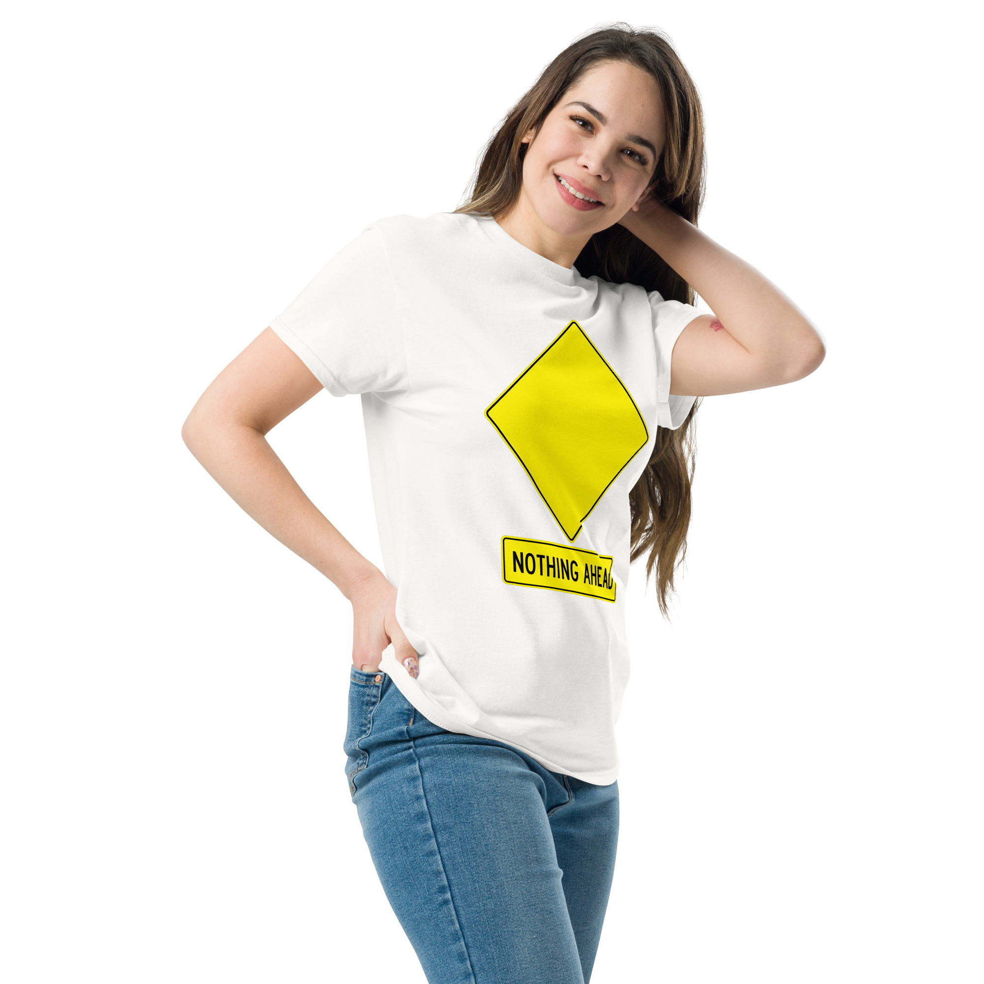 Unisex classic tee - Nothing ahead - Image 4